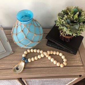 Handmade oyster shell accent piece
